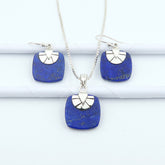 Secure Mounted LAPIS LAZULI Sterling Silver Jewellery Set | Unmissable Quality