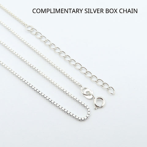 Schmuckset mit Ohrringen und Anhänger aus Sterlingsilber mit natürlichem Citrin – mit silberner Panzerkette