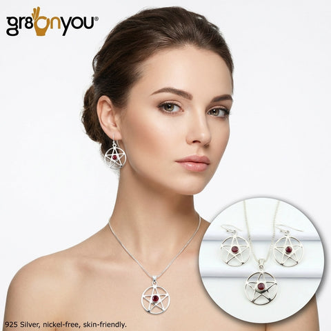 Best Seller 925 Pure Silver AAA Grade RUBY Jewellery Set | Well-Crafted Parts