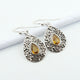 Pure Sterling 925 Silver Natural CITRINE Oxidized Jewellery Set | Wrapped with Love