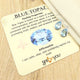 Drop BLUE TOPAZ 925 Hallmarked Silver Earrings | With Jewellery Authenticity Card