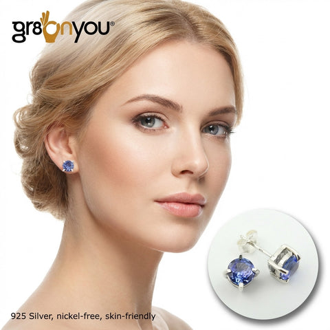 Ready to Gift, Ready to Impress | Natural TANZANITE Genuine 925 Silver Earrings
