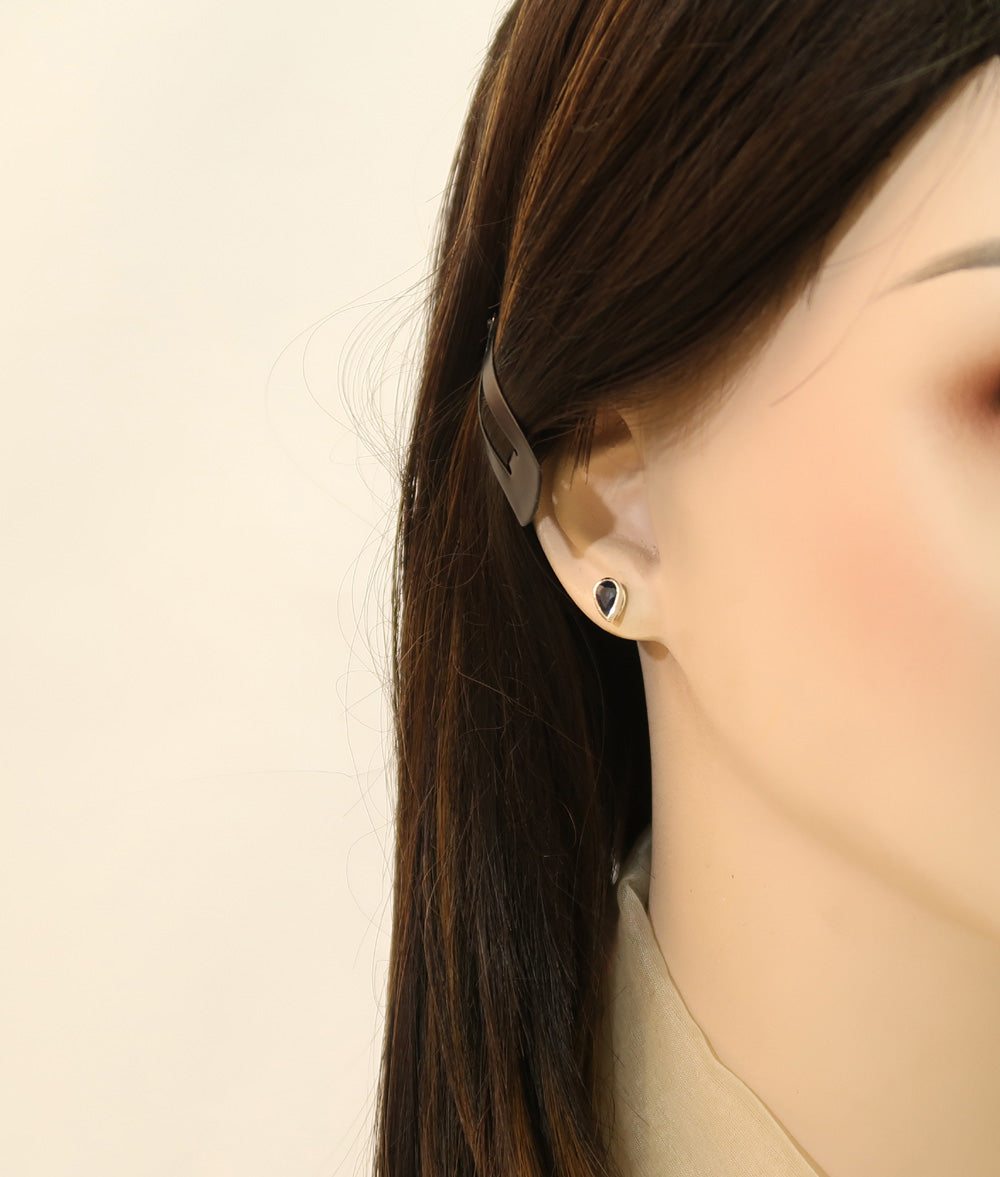 Super Quality Sapphire 925 Sold Silver Stud Earrings Jewellery | September Birthstone