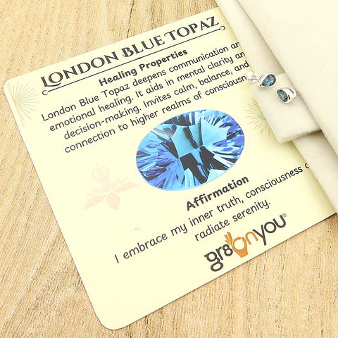 AAA Grade London Blue Topaz 925 Silver Earrings | 1.4 Grams | Earth-Mined Gemstones
