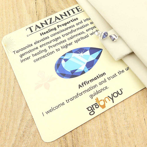 Ethically Sourced Tanzanite Sterling Silver Stud Earrings