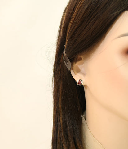 Earth-Mined Ruby Fine Silver Earrings | Comes With Authenticity Certificate