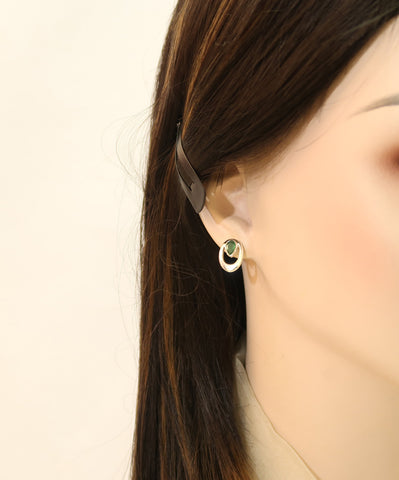 High Quality Emerald Solid Silver Earrings Jewellery | May Birthstone Women Gift