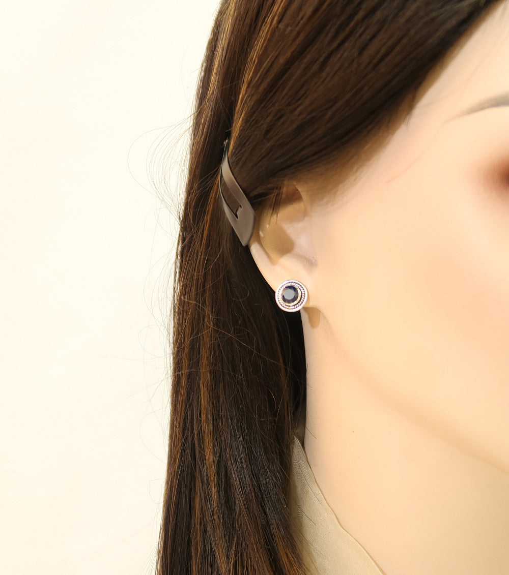 Genuine Sapphire Gemstone Authentic 925 Silver Studs Earrings | Built for Daily Wear