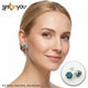 Premium 925 Silver High Quality LONDON BLUE TOPAZ Stud Earrings | Gift-Wrapped Elegantly