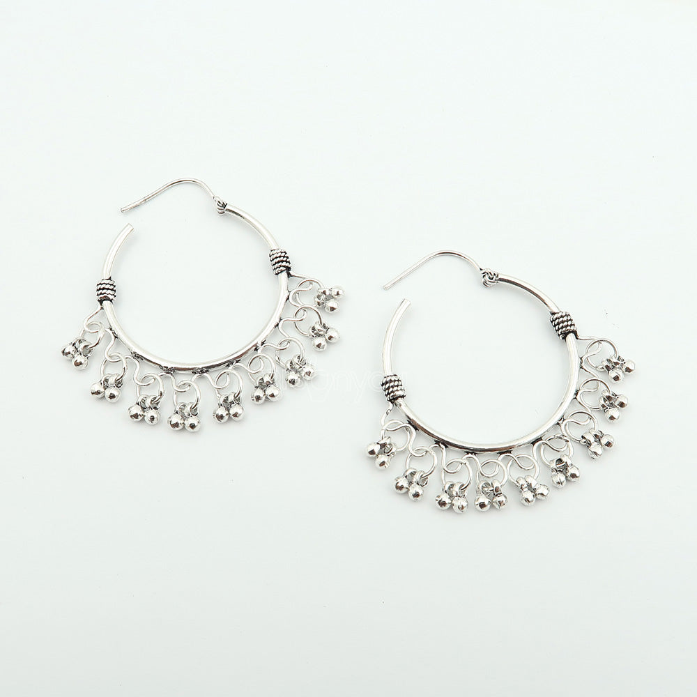 Ready-to-Gift | 925 Sold Silver Bali Hoop Earrings Jewellery | Thoughtful Present