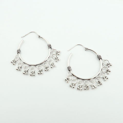 Ready-to-Gift | 925 Sold Silver Bali Hoop Earrings Jewellery | Thoughtful Present