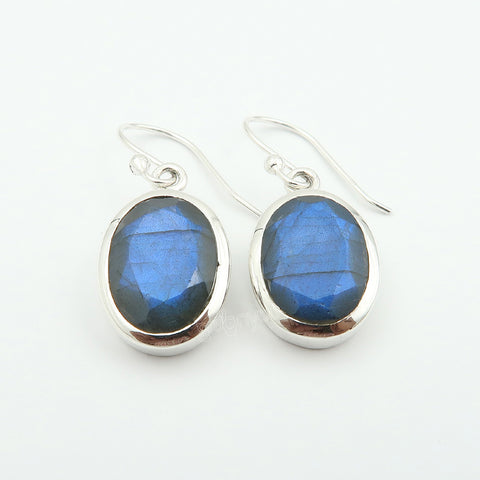 Free Elegant Packaging | High Quality Labradorite Real 925 Silver Trending Earrings