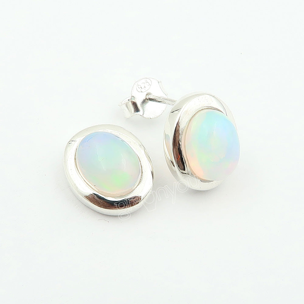 Wrapped for Gifting | Natural Ethiopian Opal 925 Silver Jewellery Set | Sustainable Materials