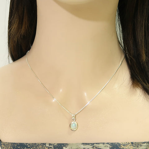Wrapped for Gifting | Natural Ethiopian Opal 925 Silver Jewellery Set | Sustainable Materials