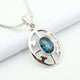 Sterling Silver Genuine LONDON BLUE TOPAZ Jewellery Set | Gift Boxed for Anniversary