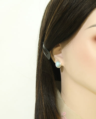 Pure Silver Real Larimar Set | Premium Handmade Jewellery with Certificate