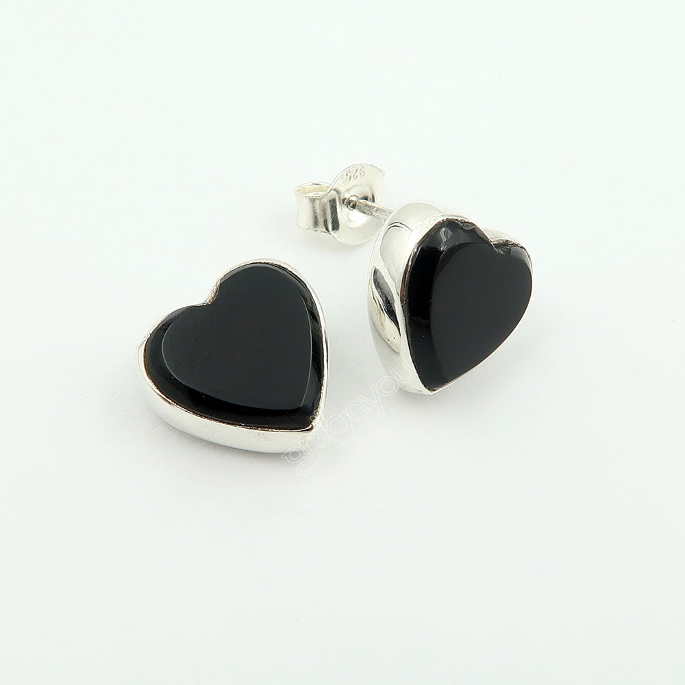Hallmarked Silver Super Quality Black Onyx Love Jewellery Set | Trending Worldwide