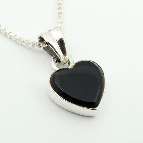 Hallmarked Silver Super Quality Black Onyx Love Jewellery Set | Trending Worldwide