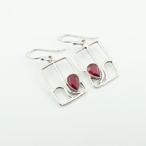 Authentic 925 Silver Ethically Sourced Ruby Jewellery Set | Holiday Gifting Premium Launch