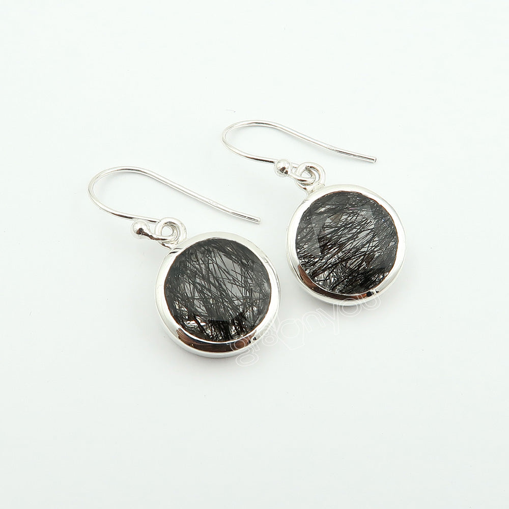 Real 925 Silver Earth-Mined Black Rutile Jewellery Set | Festival Ready Year-Round Glamour