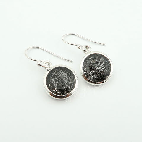 Real 925 Silver Earth-Mined Black Rutile Jewellery Set | Festival Ready Year-Round Glamour