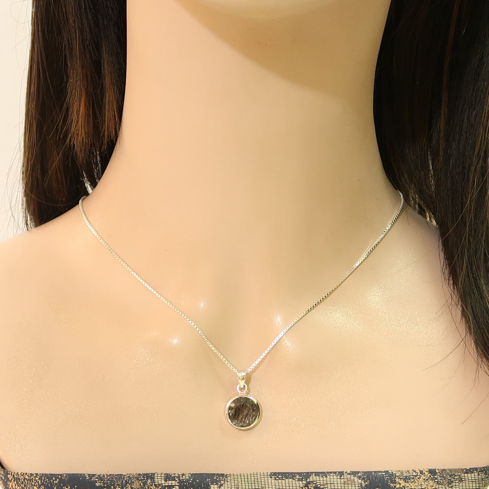 Real 925 Silver Earth-Mined Black Rutile Jewellery Set | Festival Ready Year-Round Glamour