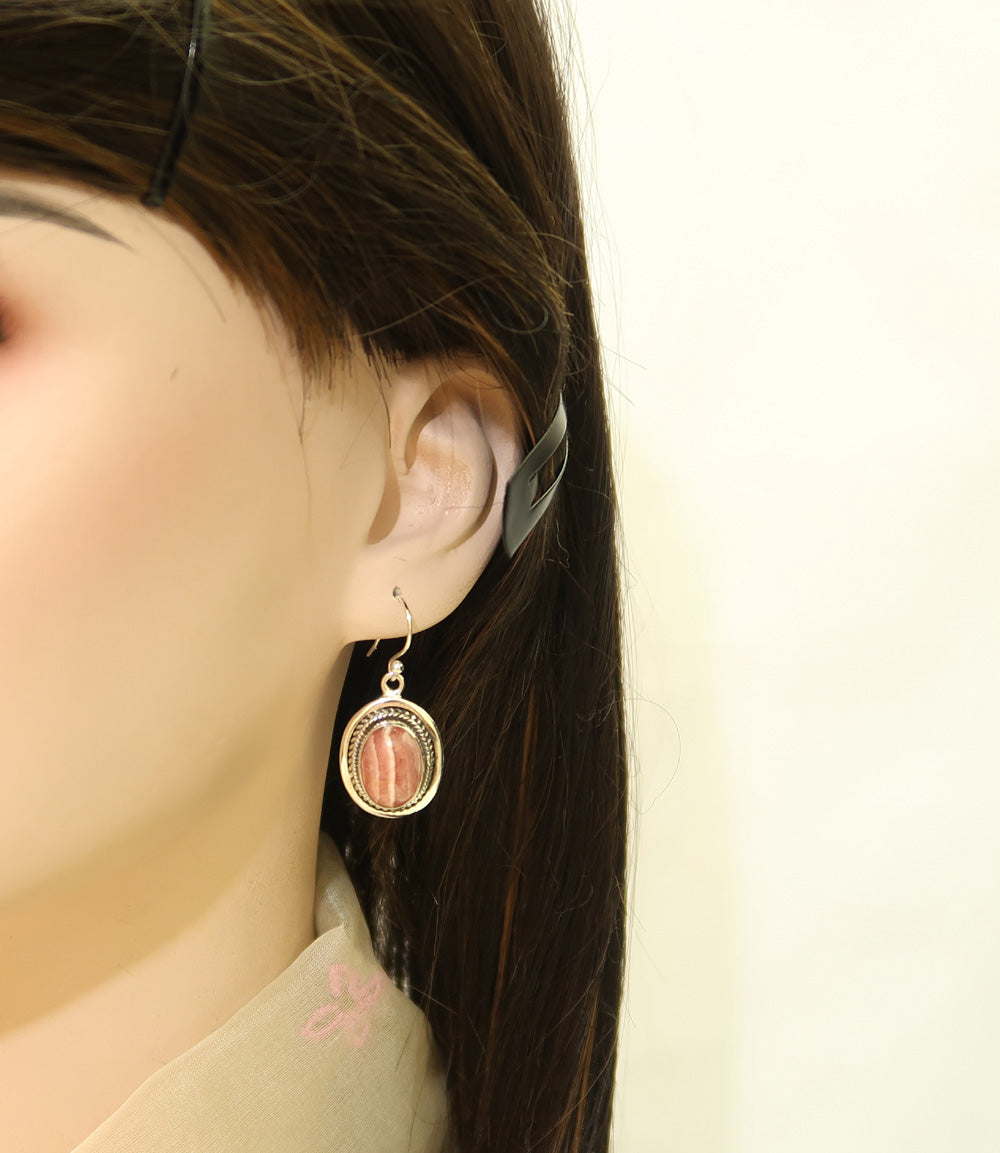 925 Sold Silver Premium Quality Rhodochrosite Jewellery Set | Must-Have Gift Idea