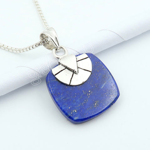 Secure Mounted Lapis Lazuli Sterling Silver Jewellery Set | Unmissable Quality
