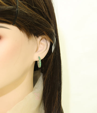 Ethically Sourced Emerald 925 Sold Silver Teen Girl Hoop Earrings | Fits All Moods
