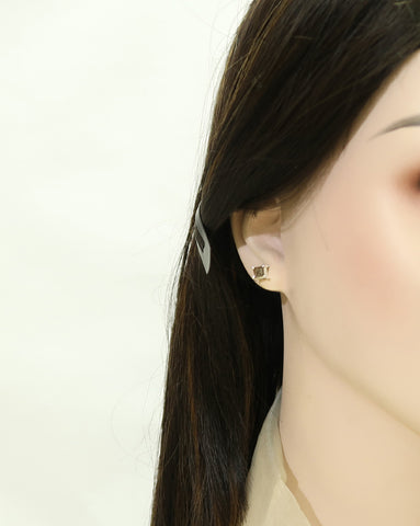 925 Silver High Quality Smoky Quartz Stud Prong Earrings | Bestseller of the Month