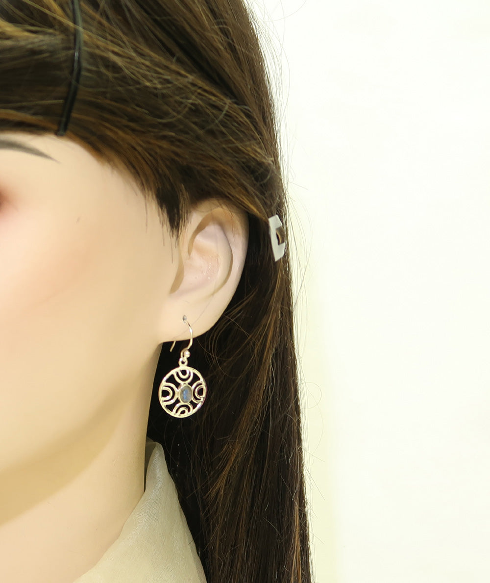 Authentic Silver Rare Labradorite Earrings-Pendant Set | Now with Free Gift