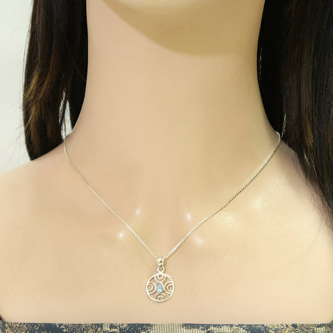Authentic Silver Rare Labradorite Earrings-Pendant Set | Now with Free Gift