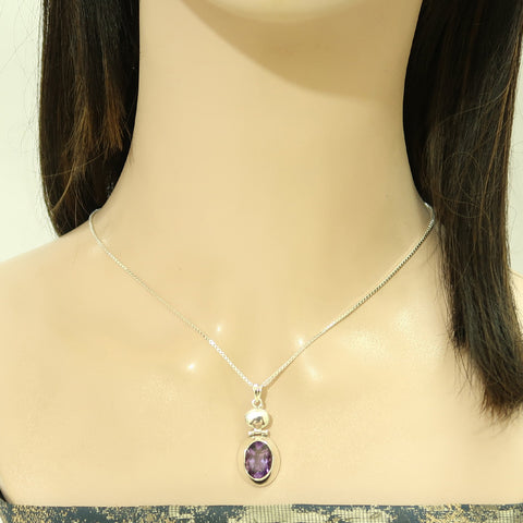 Sold Silver Genuine Amethyst Jewellery Set | Ideal for Gifting Moments